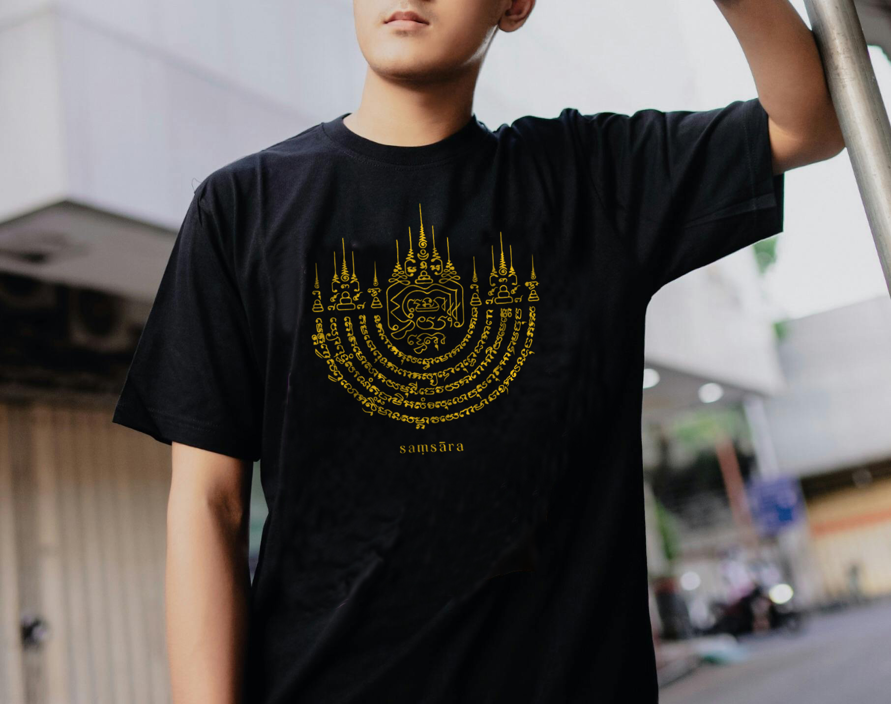Twin Tigers & Soy Sung Warn Black T-shirt - Samsara Clothing