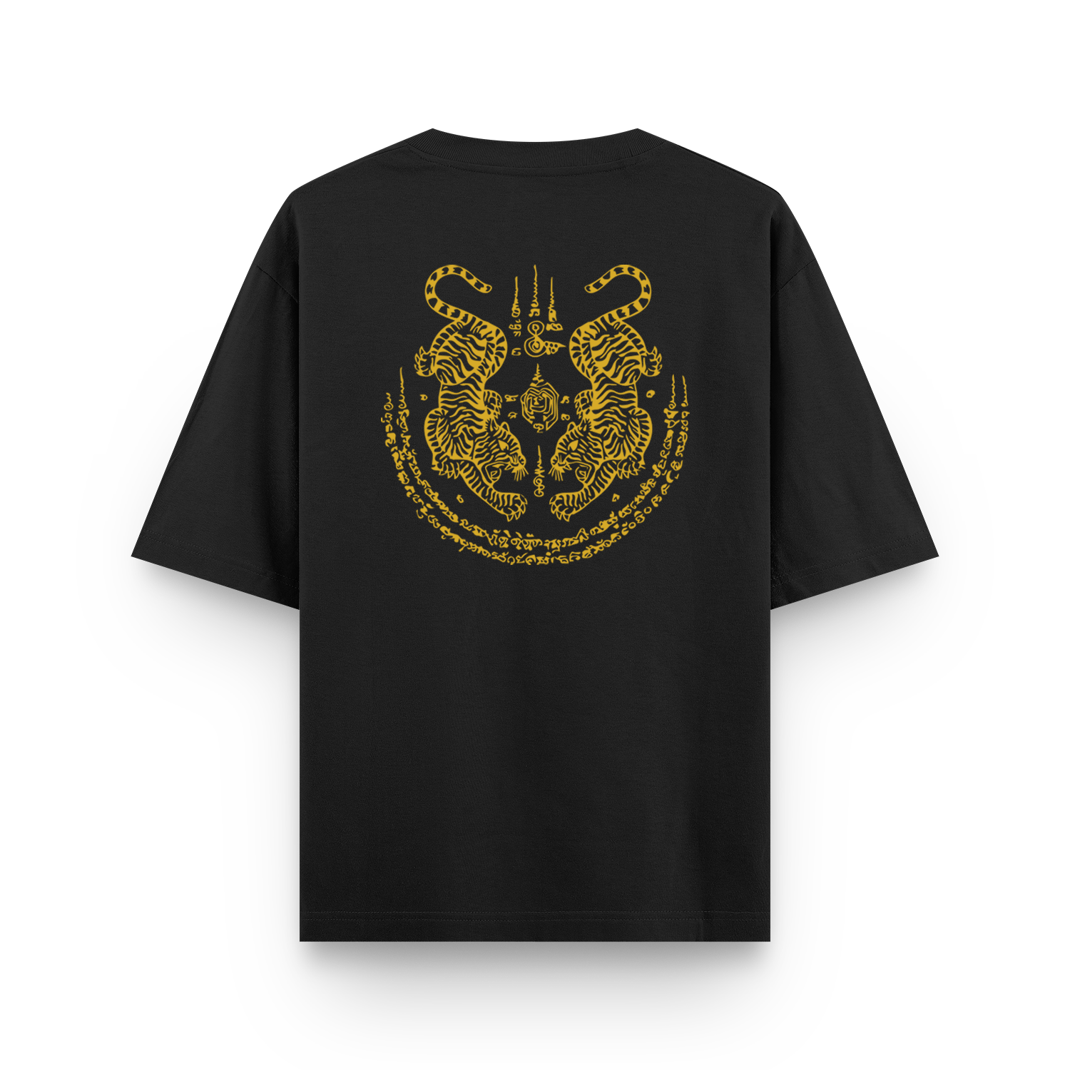 Twin Tigers & Soy Sung Warn Black T-shirt - Samsara Clothing