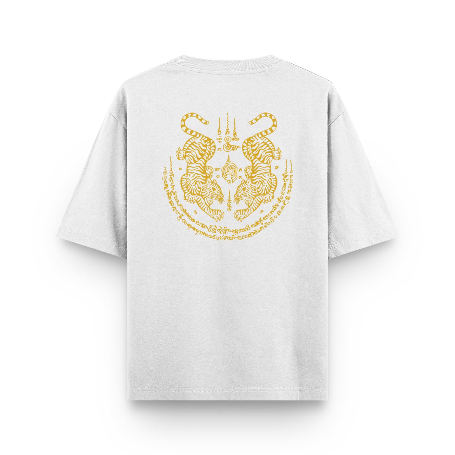 Twin Tigers & Soy Sung Warn White T-shirt - Samsara Clothing